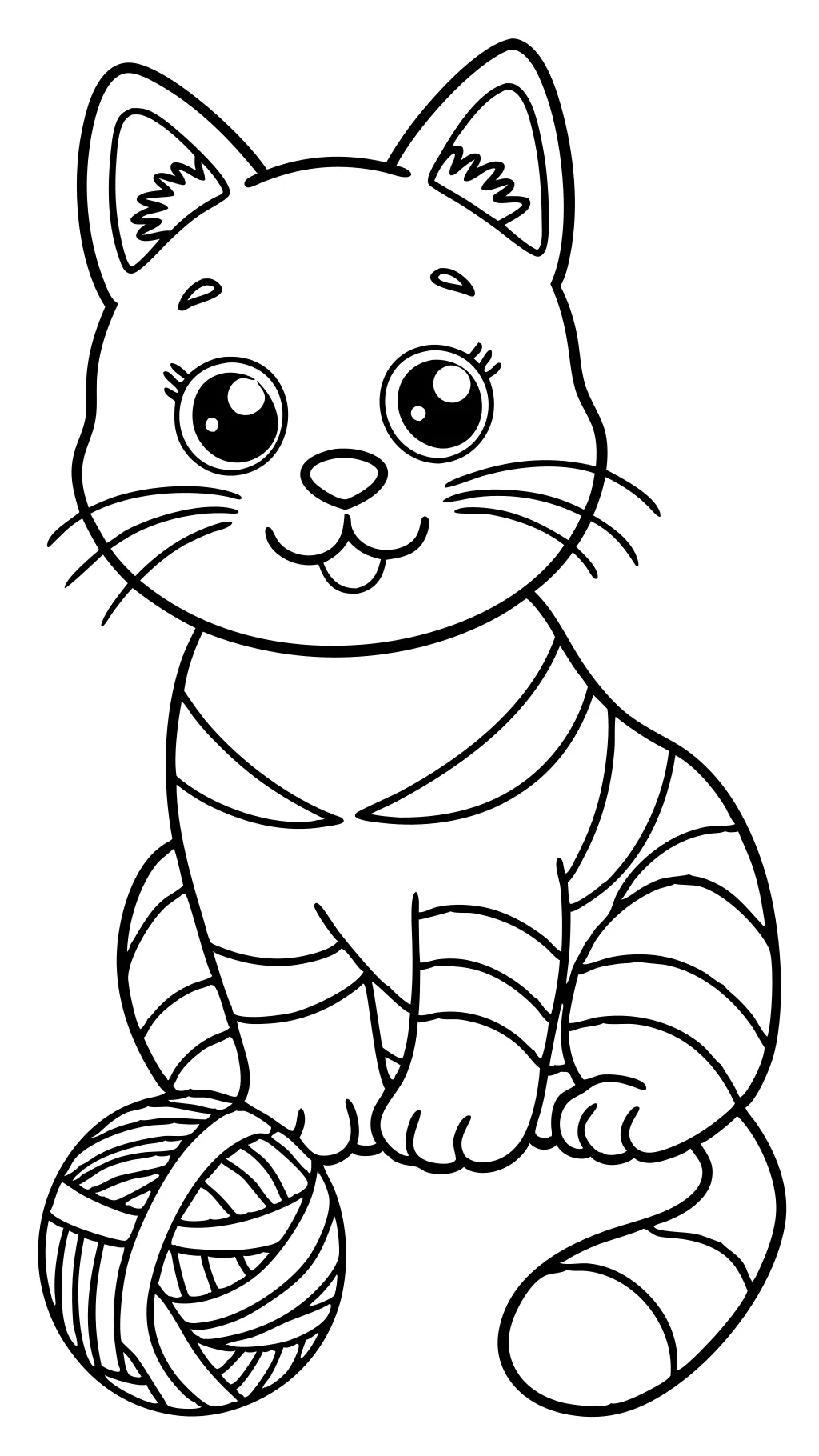 cute cats coloring pages